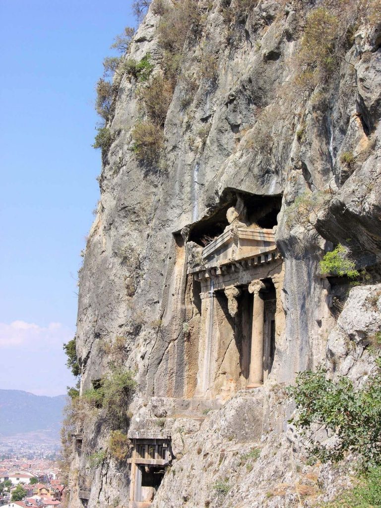 rock tombs fethiye