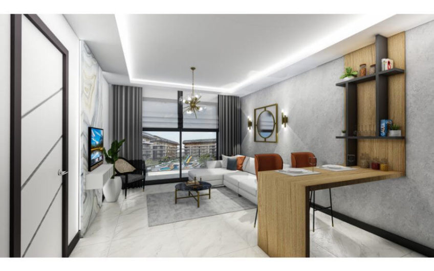 1+1 Apartments in Luxury Complex. Investment Opportunity. Alanya, Oba.