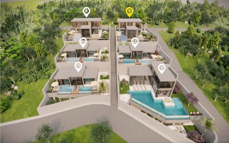 Luxury villas in Kalkan with private pool