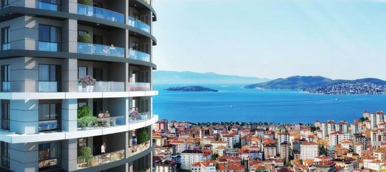 Квартиры на продажу в Стамбуле - Азиатская сторона. Проект с видом на море!